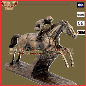 铜雕骑马人物雕塑